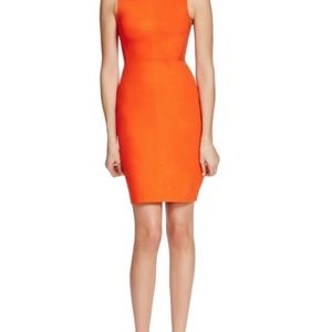 French Connection Mesh Sided Sheath Dress 2 XXS